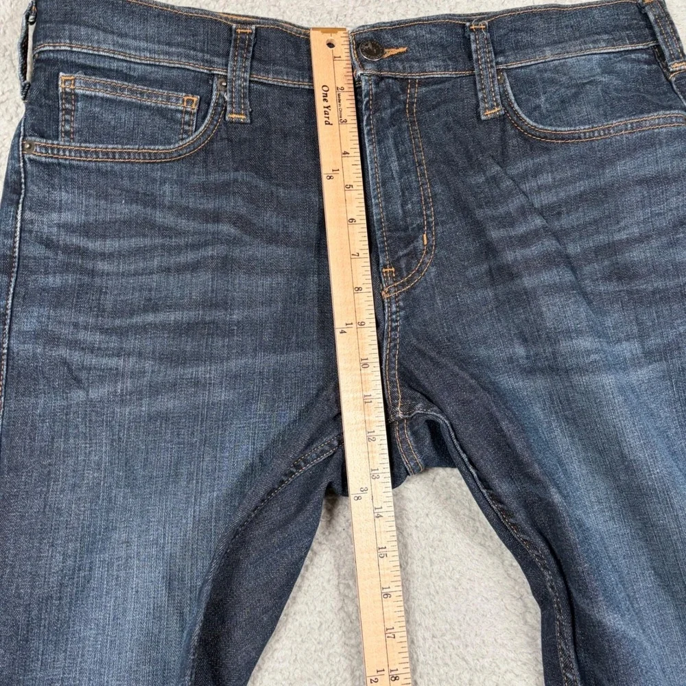 Silver Jeans Authentic Dark Wash Straight Leg Mens Jeans Size 38x30‎